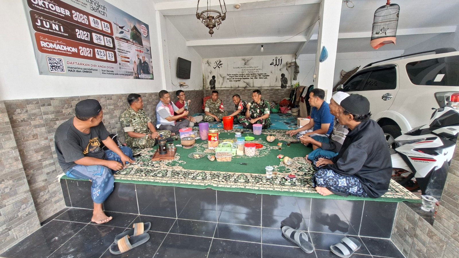 Sinergi Tanpa Batas: Personel Koramil 0825/05 Kalibaru Pererat Silaturahmi Di Ponpes An-Nur