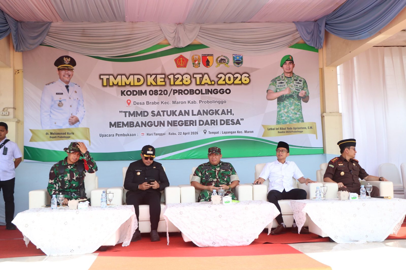 Kodim 0820/Probolinggo Berkomitmen Sukseskan TMMD ke-128 Tahun 2026 di Desa Brabe